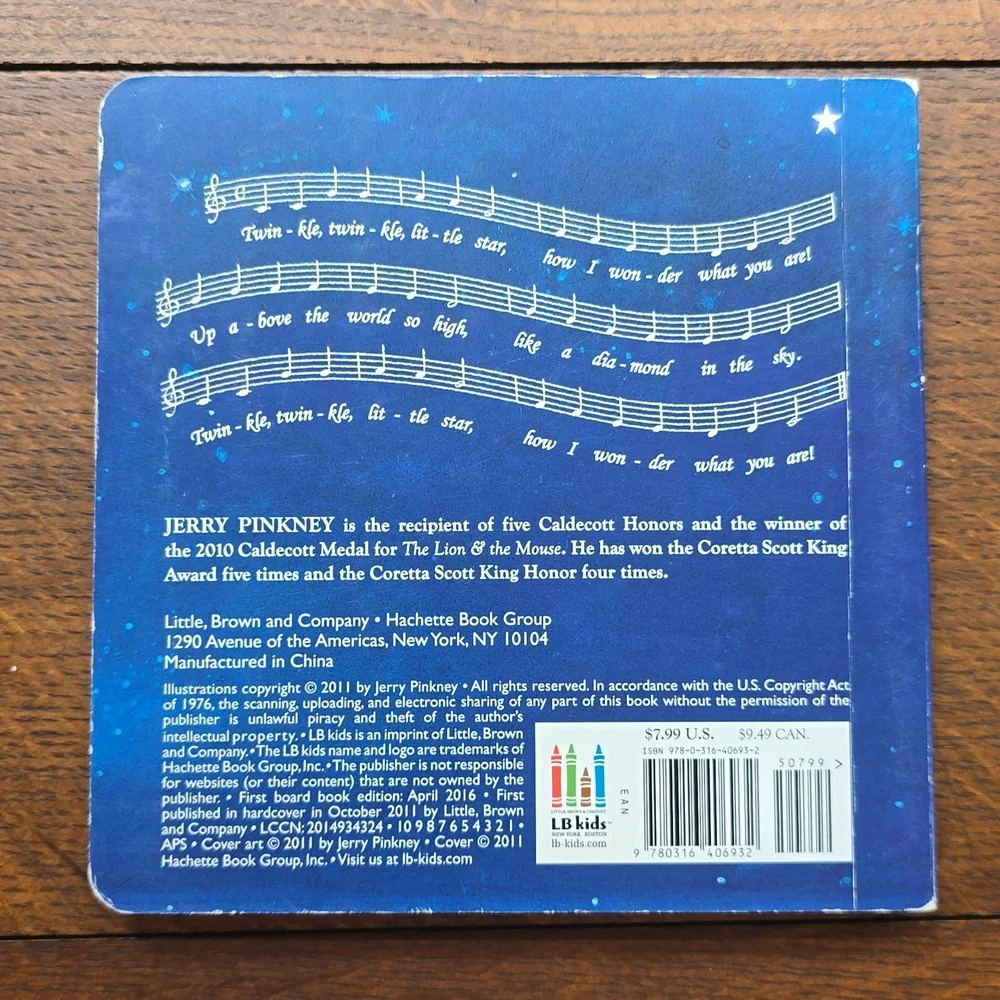 Twinkle, Twinkle, Little Star Board Book by - Picture 3 of 3